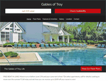 Tablet Screenshot of gablesoftroy.com